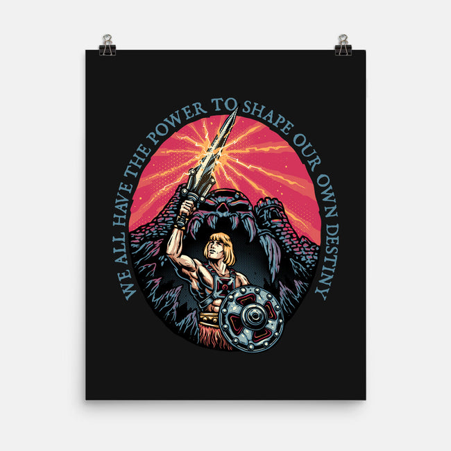 Shape Your Destiny-None-Matte-Poster-glitchygorilla