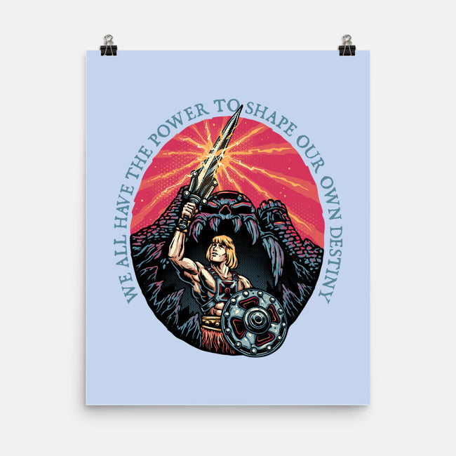 Shape Your Destiny-None-Matte-Poster-glitchygorilla