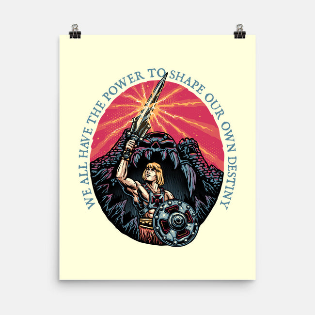 Shape Your Destiny-None-Matte-Poster-glitchygorilla
