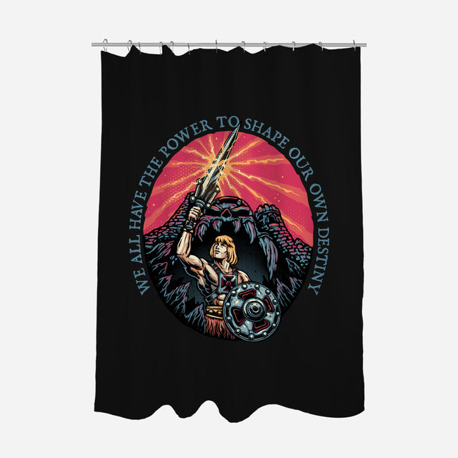 Shape Your Destiny-None-Polyester-Shower Curtain-glitchygorilla