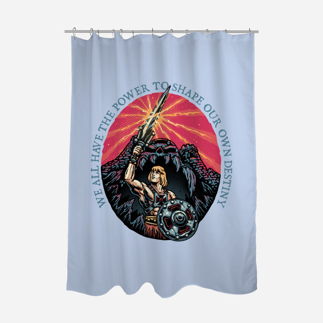 Shape Your Destiny-None-Polyester-Shower Curtain-glitchygorilla
