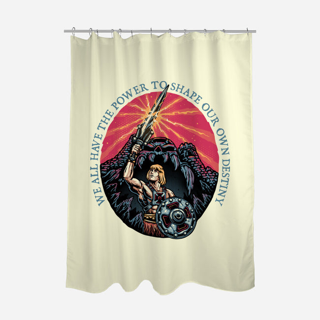 Shape Your Destiny-None-Polyester-Shower Curtain-glitchygorilla