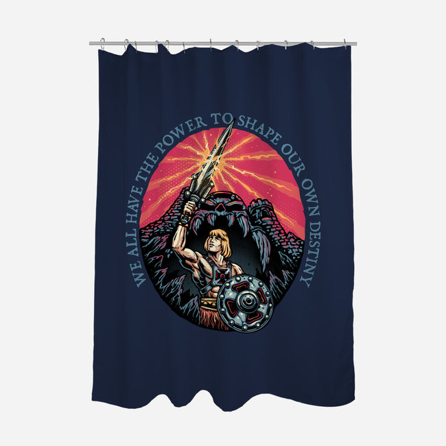 Shape Your Destiny-None-Polyester-Shower Curtain-glitchygorilla