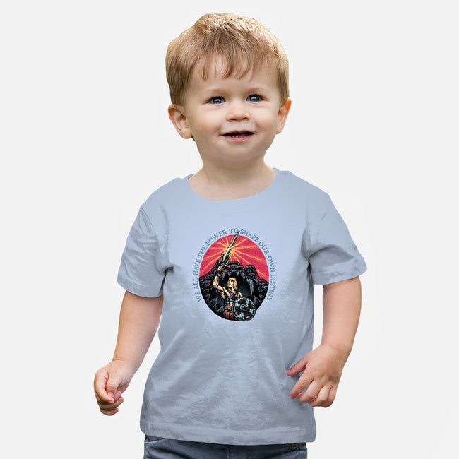 Shape Your Destiny-Baby-Basic-Tee-glitchygorilla