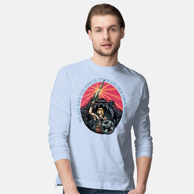 Shape Your Destiny-Mens-Long Sleeved-Tee-glitchygorilla
