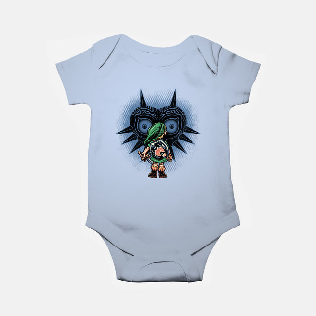 Face To Face With Destiny-Baby-Basic-Onesie-glitchygorilla
