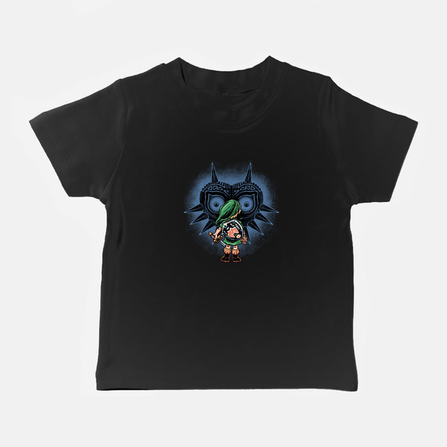 Face To Face With Destiny-Baby-Basic-Tee-glitchygorilla