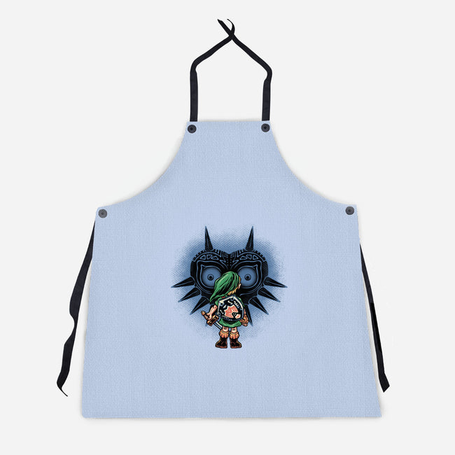 Face To Face With Destiny-Unisex-Kitchen-Apron-glitchygorilla