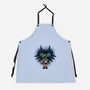 Face To Face With Destiny-Unisex-Kitchen-Apron-glitchygorilla