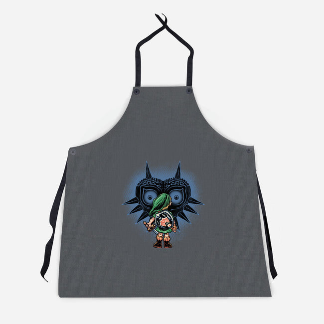 Face To Face With Destiny-Unisex-Kitchen-Apron-glitchygorilla