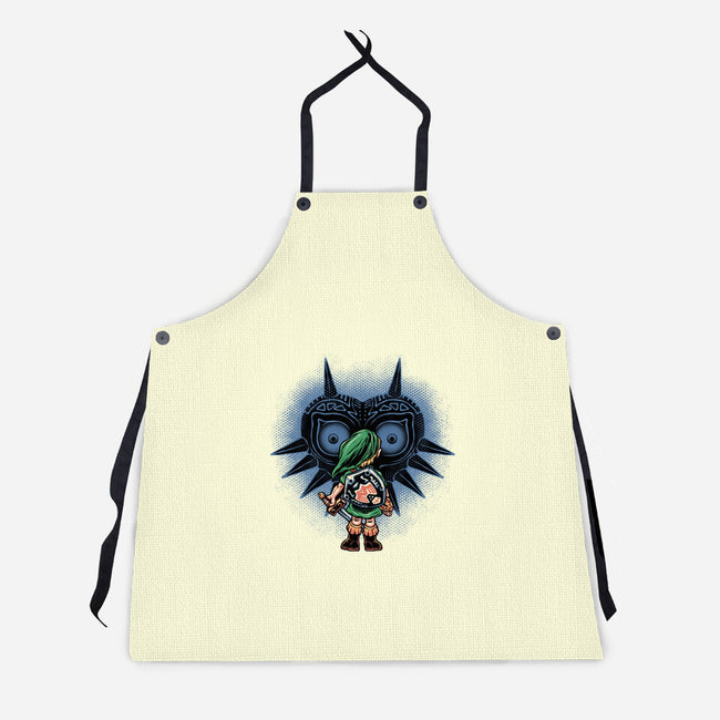 Face To Face With Destiny-Unisex-Kitchen-Apron-glitchygorilla