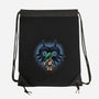 Face To Face With Destiny-None-Drawstring-Bag-glitchygorilla