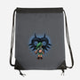 Face To Face With Destiny-None-Drawstring-Bag-glitchygorilla