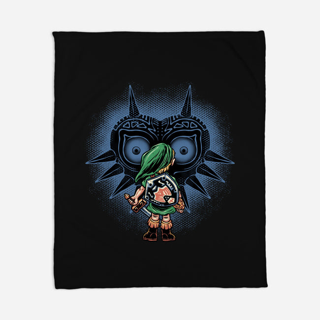 Face To Face With Destiny-None-Fleece-Blanket-glitchygorilla
