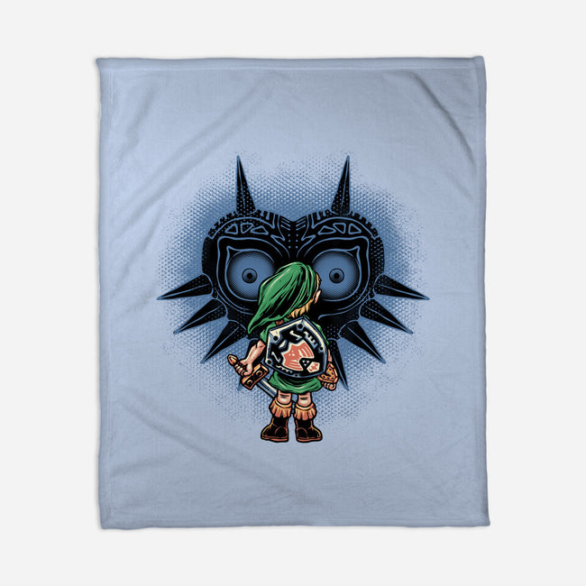 Face To Face With Destiny-None-Fleece-Blanket-glitchygorilla