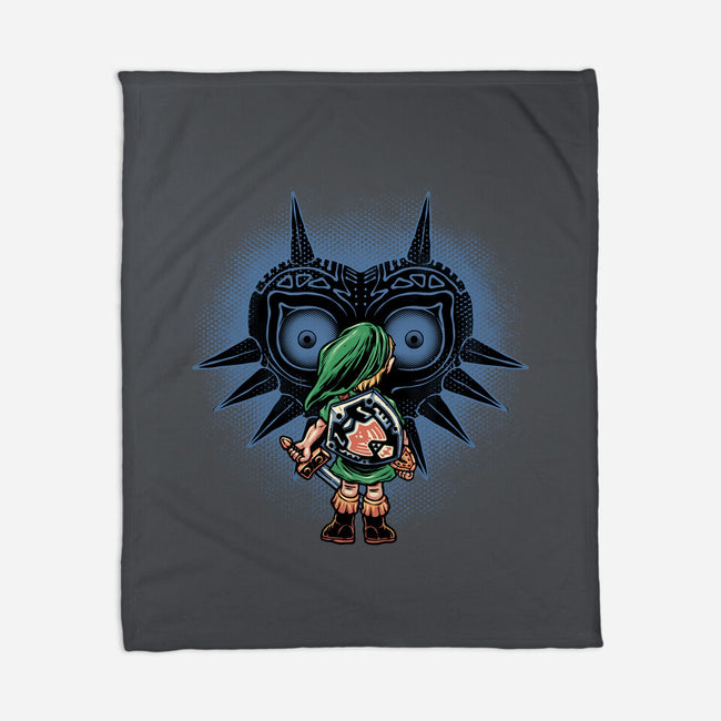 Face To Face With Destiny-None-Fleece-Blanket-glitchygorilla
