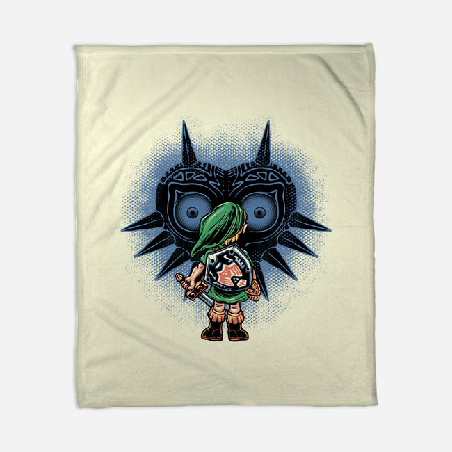 Face To Face With Destiny-None-Fleece-Blanket-glitchygorilla