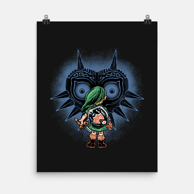Face To Face With Destiny-None-Matte-Poster-glitchygorilla