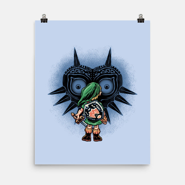 Face To Face With Destiny-None-Matte-Poster-glitchygorilla