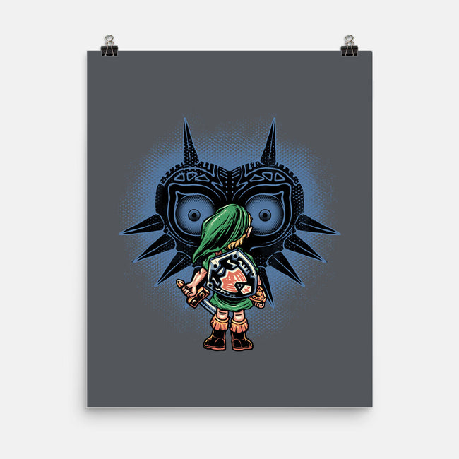 Face To Face With Destiny-None-Matte-Poster-glitchygorilla