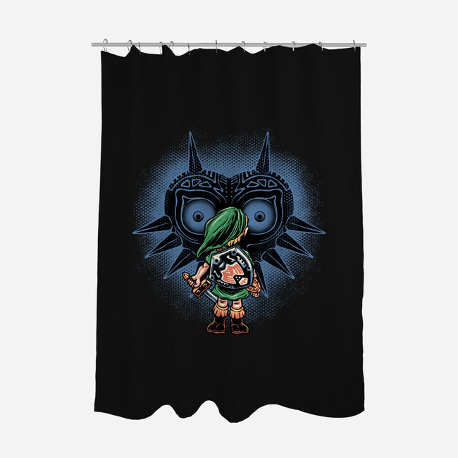 Face To Face With Destiny-None-Polyester-Shower Curtain-glitchygorilla
