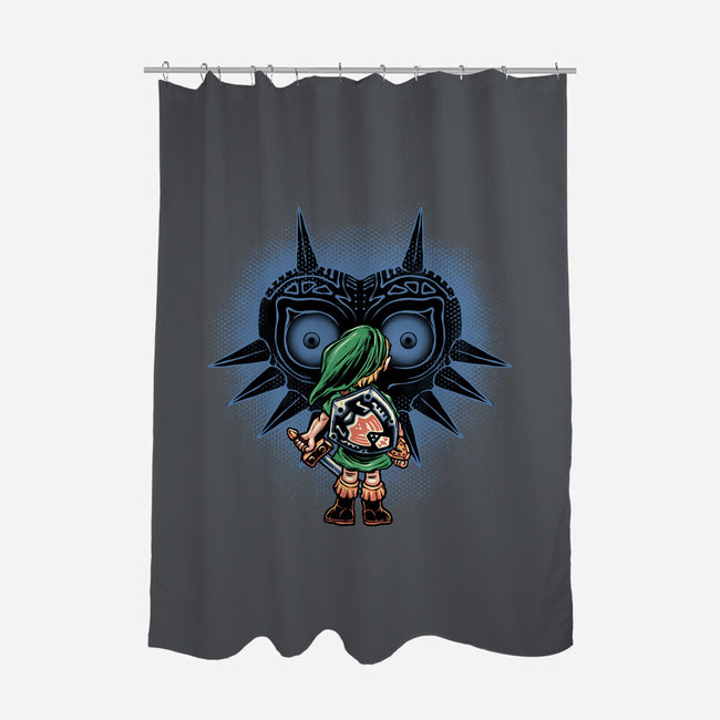 Face To Face With Destiny-None-Polyester-Shower Curtain-glitchygorilla