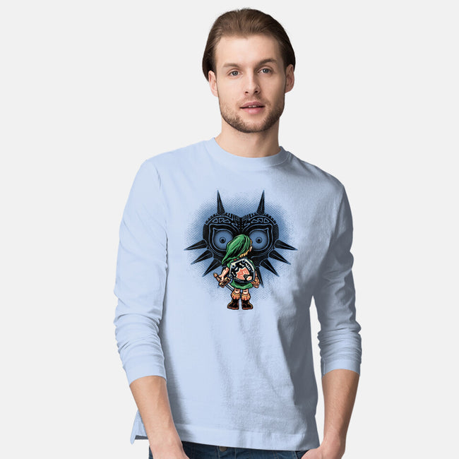 Face To Face With Destiny-Mens-Long Sleeved-Tee-glitchygorilla