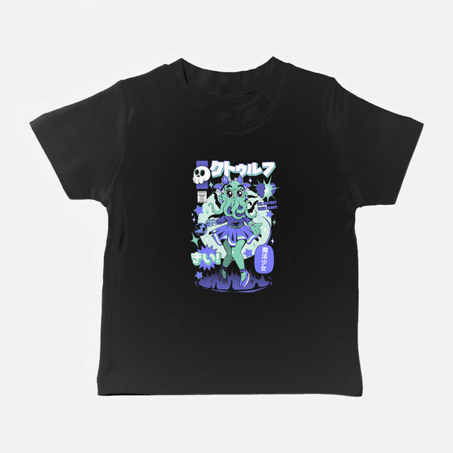 Girl Cthulhu-Baby-Basic-Tee-ilustrata