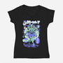Girl Cthulhu-Womens-V-Neck-Tee-ilustrata