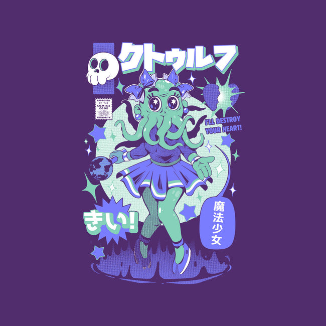 Girl Cthulhu-None-Polyester-Shower Curtain-ilustrata