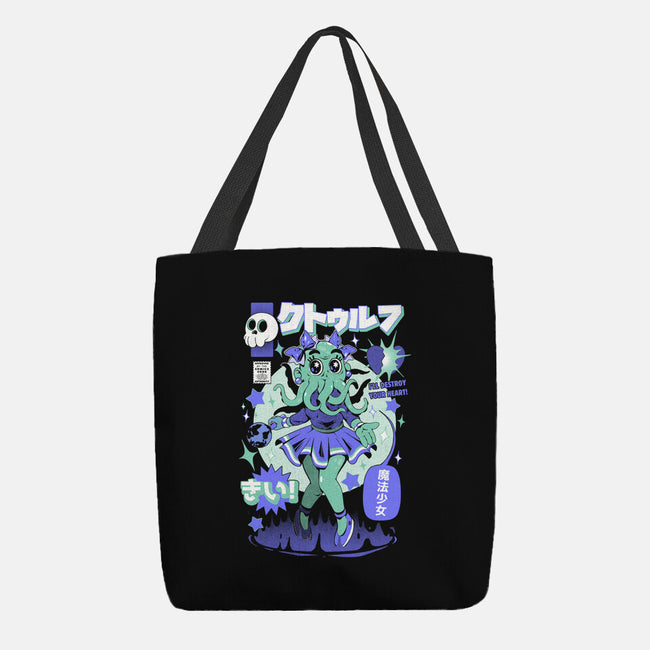 Girl Cthulhu-None-Basic Tote-Bag-ilustrata