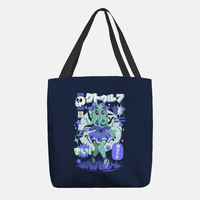 Girl Cthulhu-None-Basic Tote-Bag-ilustrata