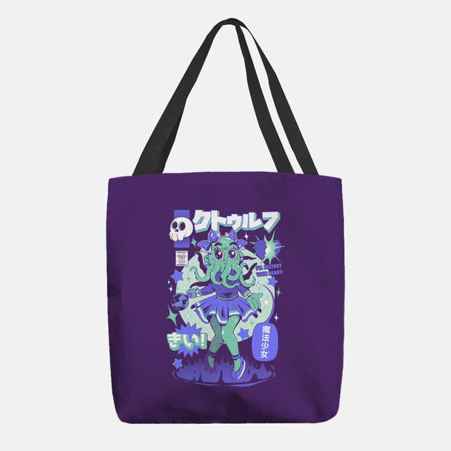 Girl Cthulhu-None-Basic Tote-Bag-ilustrata