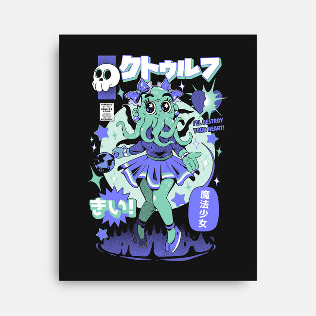 Girl Cthulhu-None-Stretched-Canvas-ilustrata