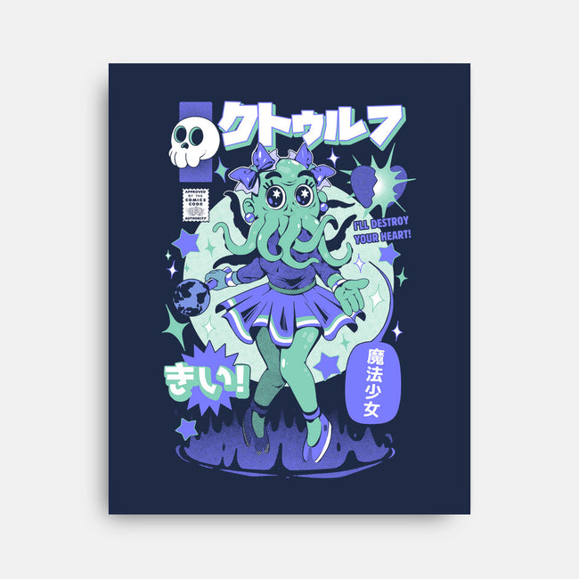 Girl Cthulhu-None-Stretched-Canvas-ilustrata