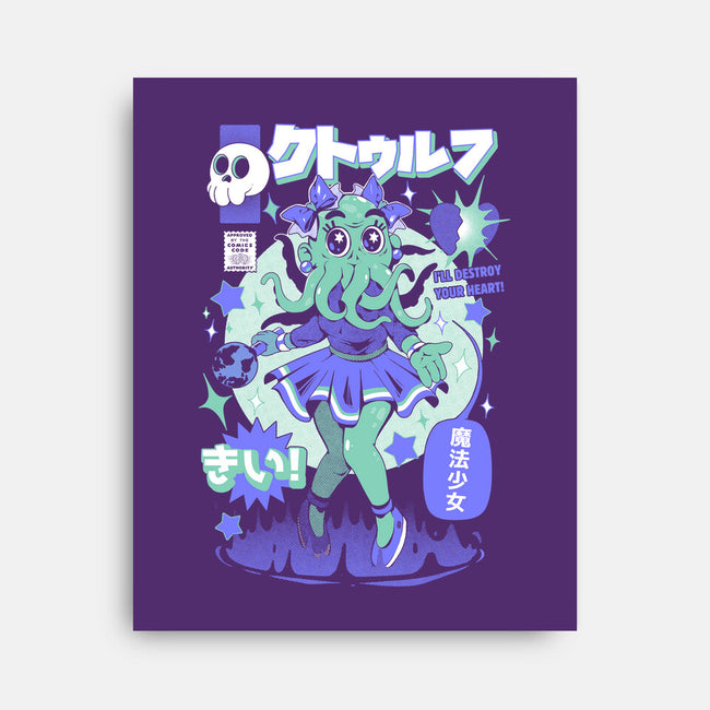 Girl Cthulhu-None-Stretched-Canvas-ilustrata