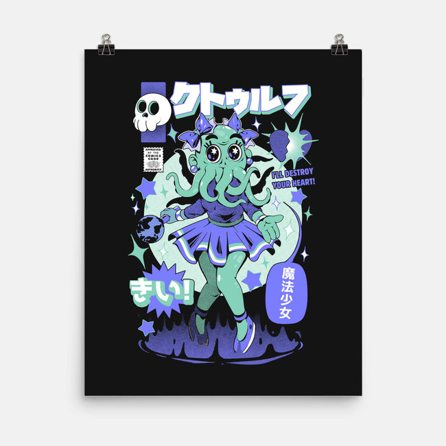 Girl Cthulhu-None-Matte-Poster-ilustrata