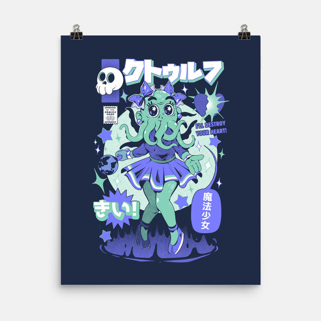 Girl Cthulhu-None-Matte-Poster-ilustrata
