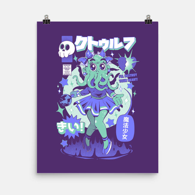 Girl Cthulhu-None-Matte-Poster-ilustrata