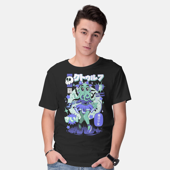 Girl Cthulhu-Mens-Basic-Tee-ilustrata