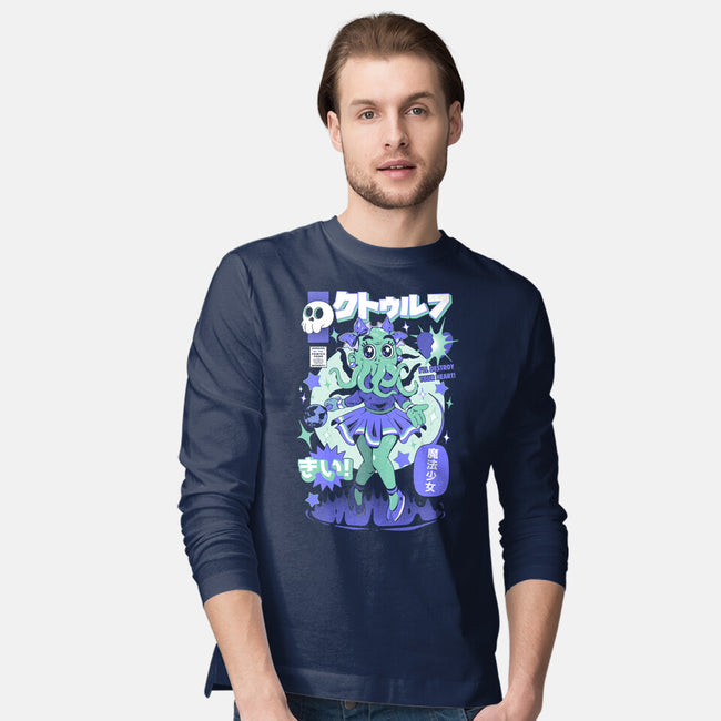 Girl Cthulhu-Mens-Long Sleeved-Tee-ilustrata