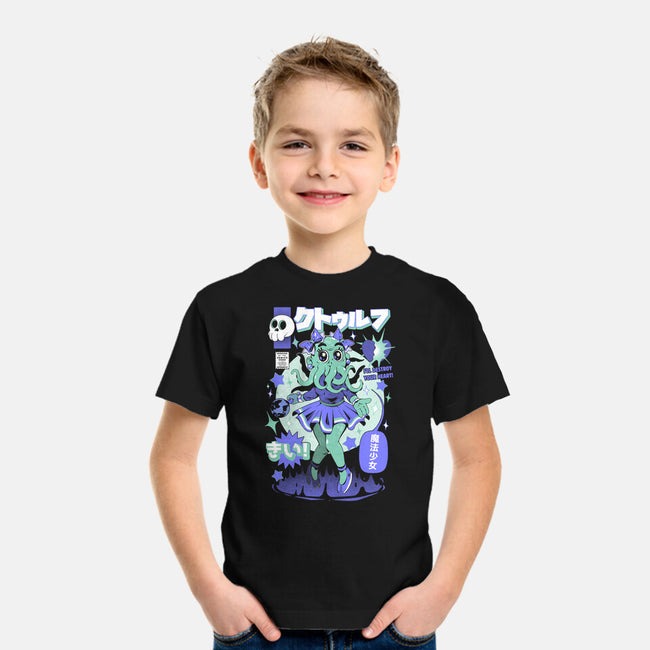 Girl Cthulhu-Youth-Basic-Tee-ilustrata