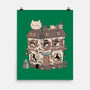 Cat Reading Club-None-Matte-Poster-GODZILLARGE
