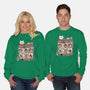 Cat Reading Club-Unisex-Crew Neck-Sweatshirt-GODZILLARGE