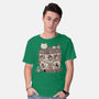Cat Reading Club-Mens-Basic-Tee-GODZILLARGE