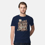 Cat Reading Club-Mens-Premium-Tee-GODZILLARGE