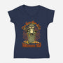 Transcendental Trash-Womens-V-Neck-Tee-P1yu5h