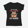I'm Worse Capybara-Womens-V-Neck-Tee-NemiMakeit
