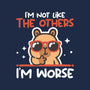I'm Worse Capybara-Mens-Heavyweight-Tee-NemiMakeit