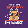 I'm Worse Capybara-Mens-Basic-Tee-NemiMakeit